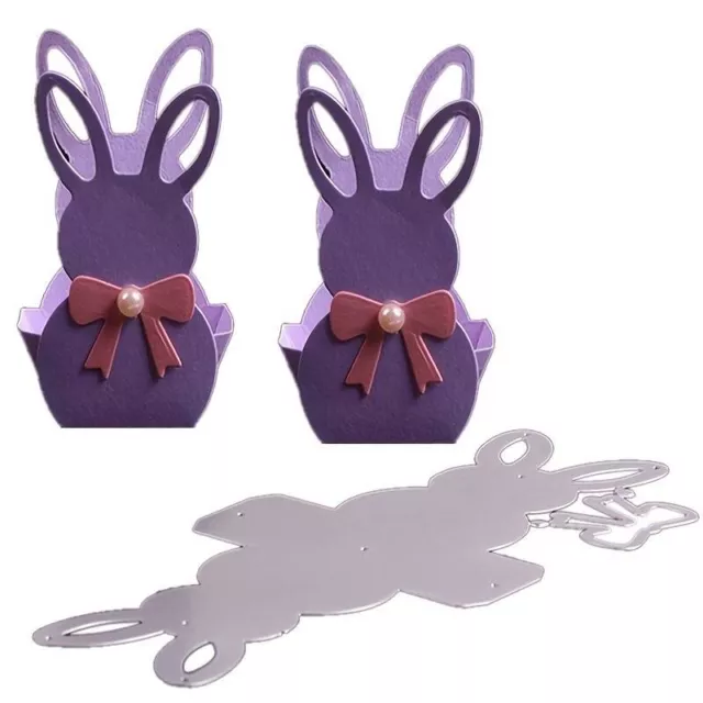 🍬 Prägeschablone Osterhase Hase Ostern Mini Box Stanze Stanzschablone Malvorlag