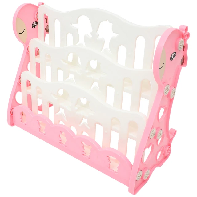 Librería de papelería, soporte para libros, 3 estantes, estantería para niños pequeños,