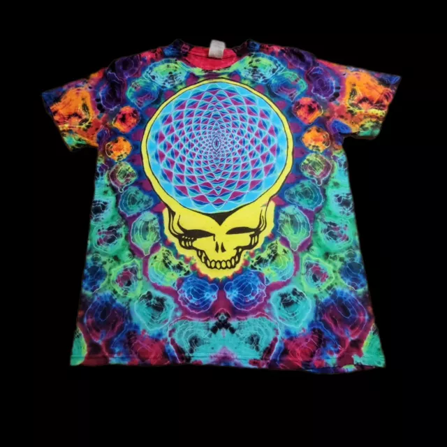 One of a kind Tie dye Men's LARGE. Mandala Custom Tie Dye grateful dead.