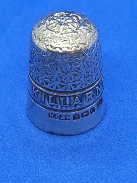 (NP) Antique Sterling Silver Thimble 1905 H.G.&sons