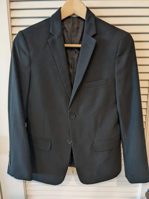Calvin Klein Black Suite Separate Boy's Jacket Size 14