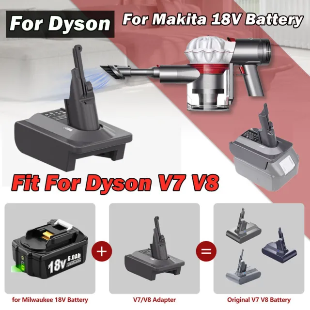ADAPTER FOR MAKITA BL1830 18V Battery Convert To Dyson V7 V8 SV10 SV11  Absolute $27.89 - PicClick AU