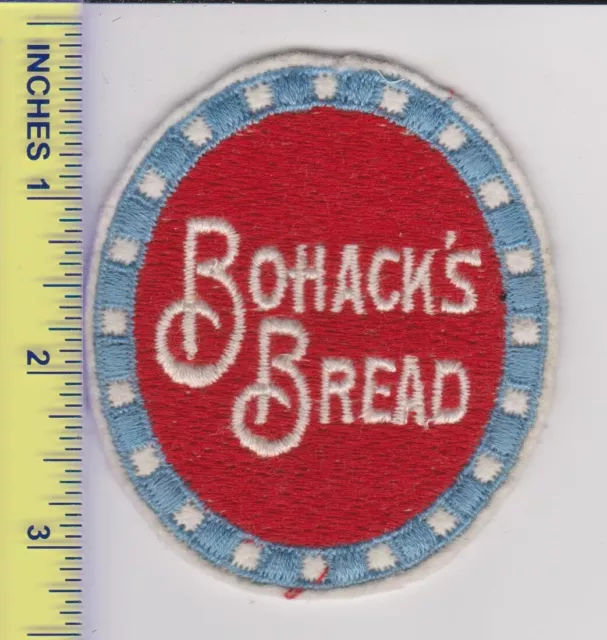 Vintage US New York Bohack's Bread Company Jacket Employees Advertising Patch