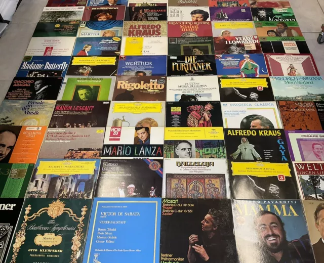 64 Stück Schallplatten Sammlung LPs Vinyl Klassik Deutsche Grammophon Mozart
