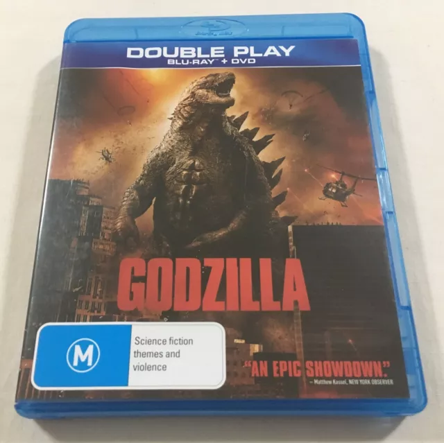 Godzilla (2014) - Blu-Ray + DVD Region B/4 | VGC | Gareth Edwards