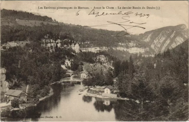 CPA MORTEAU Environs - Avant la Chute - Le Dernier Bassin du Doubs (1115656)