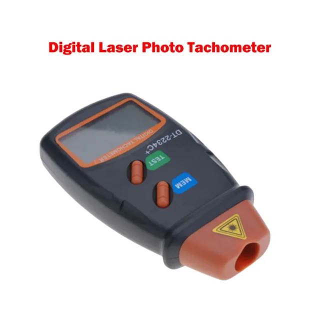 Tachimetro Digitale Senza Contatto Laser Foto RPM Tachimetro Misuratore Velocità Motore
