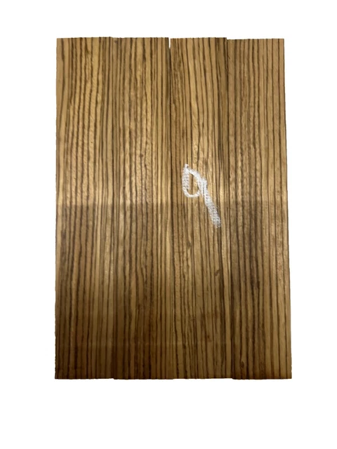 4 Pack, Zebrawood Thin Stock Lumber Board- 11-3/4"x2"x3/4" #09 4 Pack, Zebrawood Thin Stock Lumber Board- 11-3/4"x2"x3/4" #09