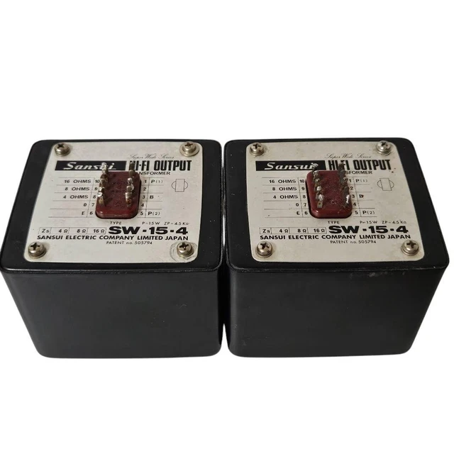 SANSUI W-15-8 OUTPUT Transformer Push Pull Tube Amplifier