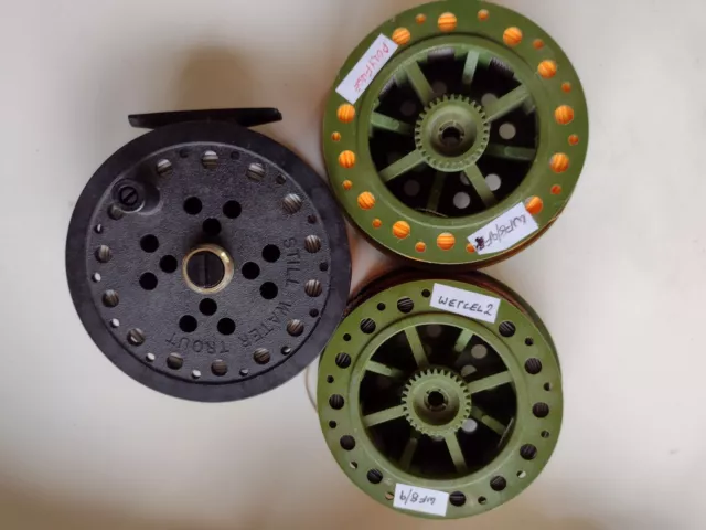 COLLECTORS ITEM? - Bob Church Line Shooter fly reel with 3 loaded