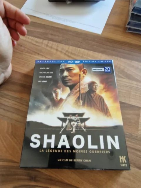 Cof Blu-ray + Dvd SHAOLIN : LA LEGENDE DES MOINES GUERRIERS Andy LAU Jackie CHAN