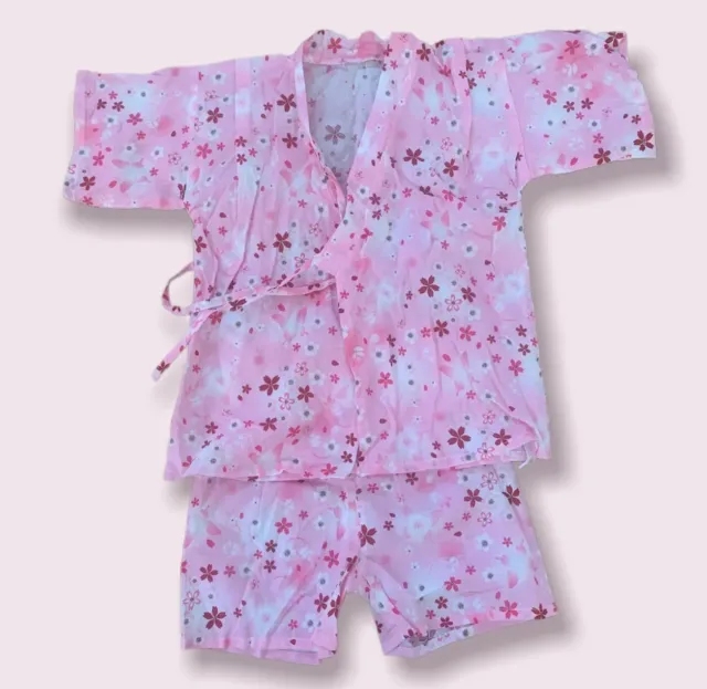 Japanese Traditional sleepwear Kimono Yukata for Girls Kids 5 - 6 years old