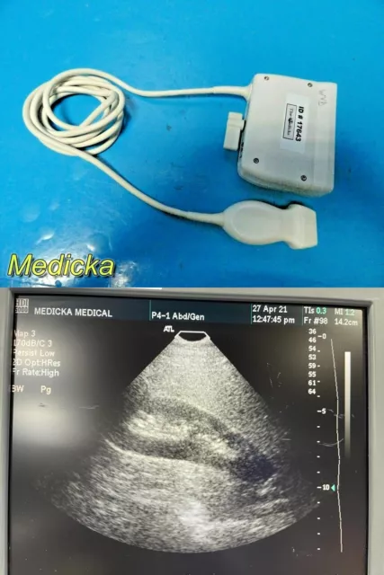 ATL P4-1 Phased Array 4000-0900-01 Ultrasound Scanhead/Probe for HDI 5000~17643