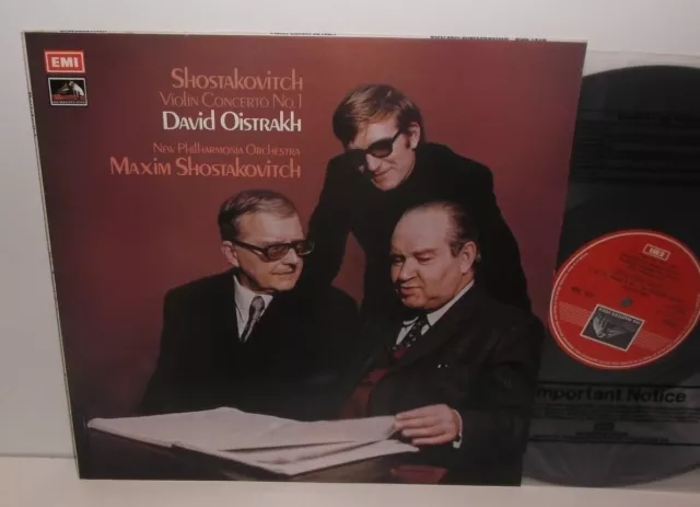 ASD 2936 Shostakovich Violin Concerto No.1 David Oistrakh NPO Maxim Shostakovich