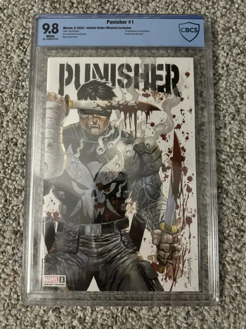 Punisher #1 9.8 CBCS  Not CGC (Infinite Order / WhatNot Exclusive) Tyler Kirkham