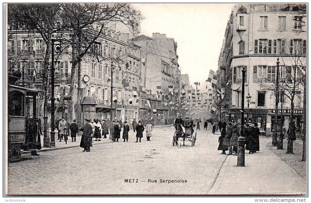 57 METZ - rue serpenoise -