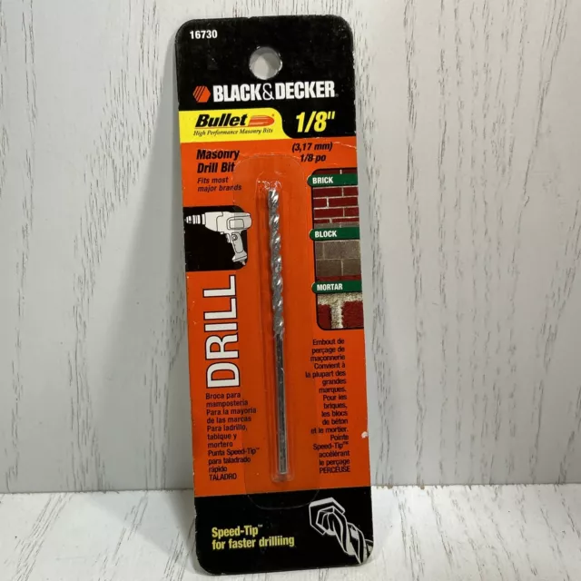Black & Decker Drill Bit Set 16748, Carbide