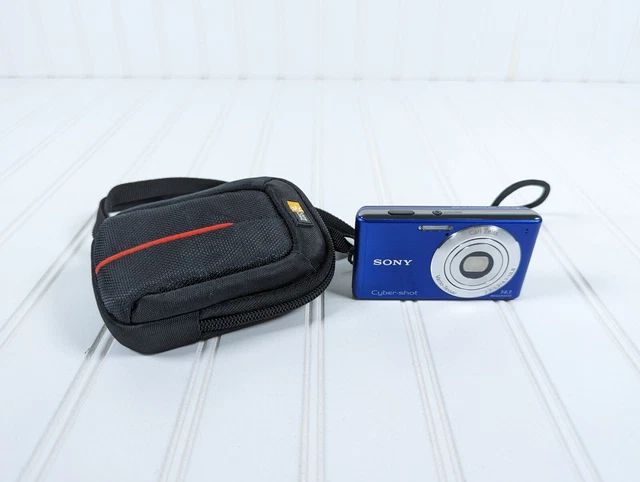 Sony Cyber-shot DSC-W530 14.1MP Blue Digital Camera Tested Free Shipping