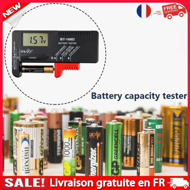 BT-168 Battery Capacity Tester Load Analyzer AAA 9V 1.5V Button (Digital)