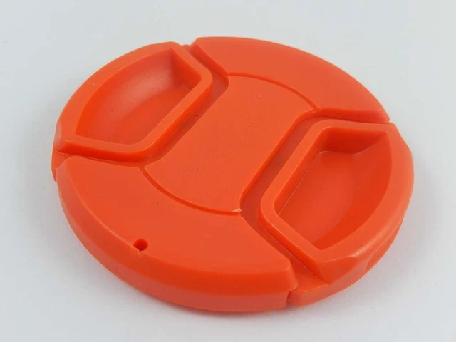 Capuchon Bouchon d'objectif -rouge- 58mm pour Minolta