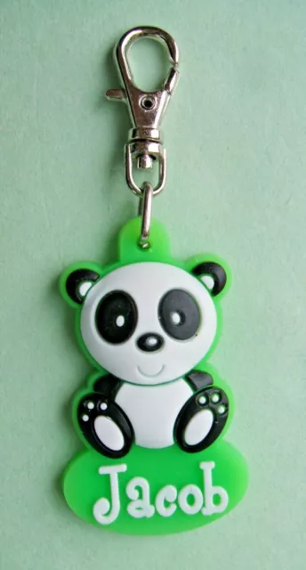 PERSONALISED ZIPPER PALS (BOY) - JACOB - Keyring, charm, zip puller