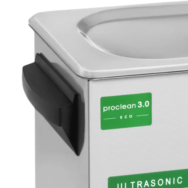 Ultraschallreiniger Ultraschallreinigungsgerät Edelstahl Memory 80 W Eco 3 L 3