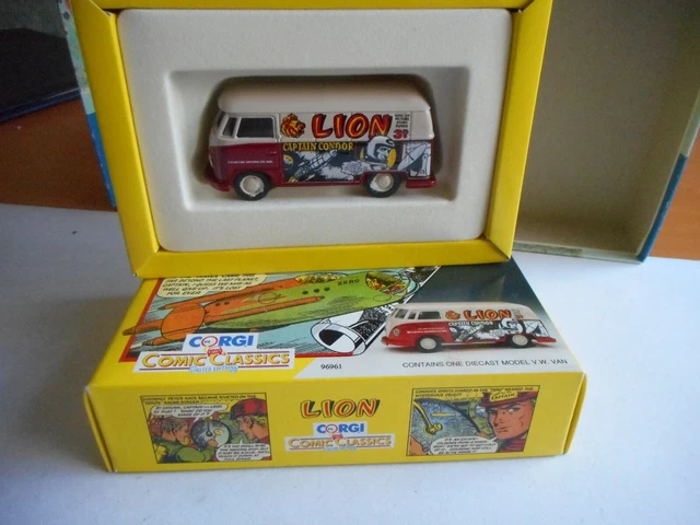corgi volkswagen van in blister pack - white - nescafé Beige Wood