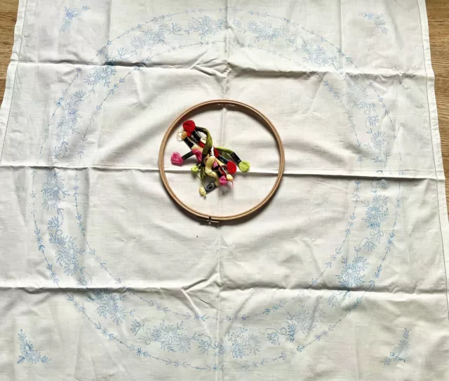 Embroidery Circle Tablecloth Kit