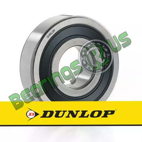 6205-2RS Dunlop Sealed Deep Groove Ball Bearing 25x52x15mm