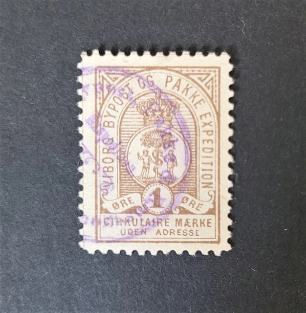 STAMPS DENMARK LOCAL POST VIBORG USED - #4906a