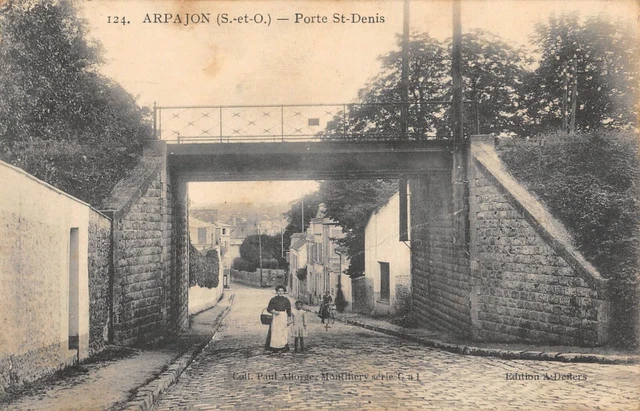 Cpa 91 Arpajon / Porte Saint Denis
