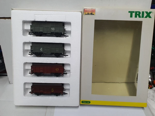 Tillig Zeuke 13952 – Voiture Mixte Voyageurs & Fourgon Bagages (train HO 1/87) – Boîte Abîmée, Modèle Neuf
