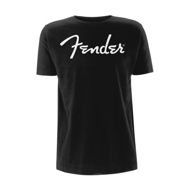 FENDER - CLASSIC LOGO BLACK T-Shirt Large