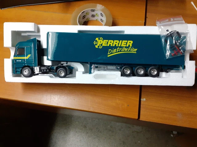Miniature Eligor 1/43 Mercedes Actros MP1 Semi-remorque FRIGO Carrier Transicold