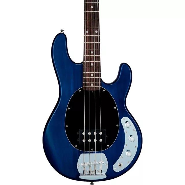 Sterling by Music Man S.U.B. StingRay Rosewood Fingerboard Bass Satin Trans Blue