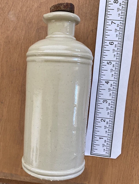 Bourne and Son Vitreous Stoneware 12 oz.  ink bottle-  Deby  - C. 1862 - English