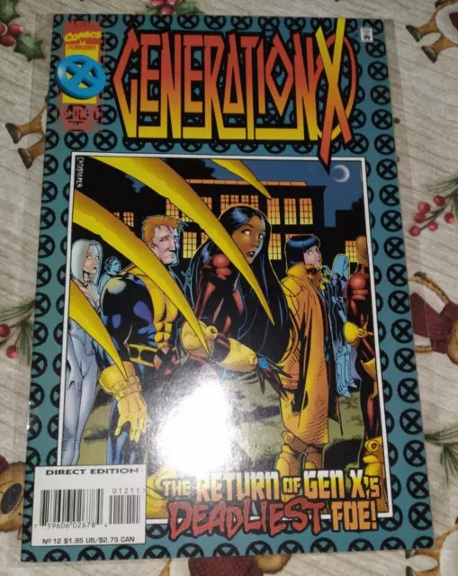Generation X #12 VF/NM Tom Grummett  Synch Xmen Marvel Comics X-men