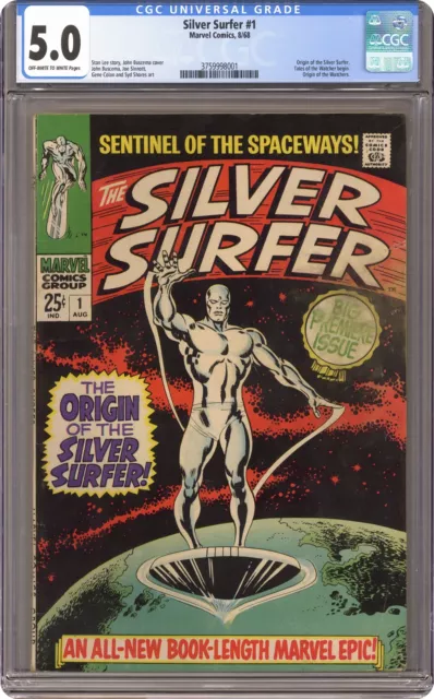 Silver Surfer #1 CGC 5.0 1968 3759998001