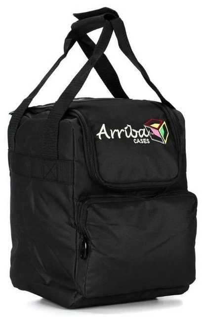 Arriba AC-115 DJ Band Padded Lighting Gear Travel Bag Case 9.5x9.5x13"