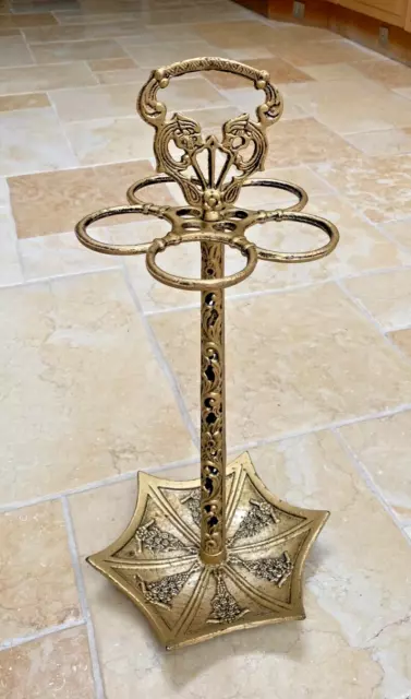 Vintage Cast Iron Stick Umbrella Stand