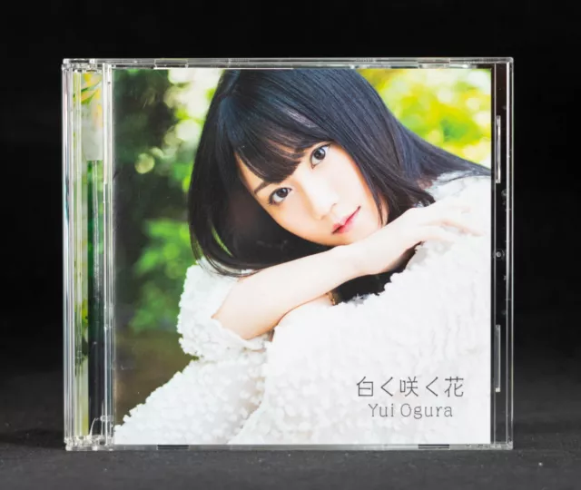 Yui Ogura White Blooming Flower Japan CD + DVD + Idol Photo - KICM-91834