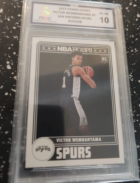 VICTOR WEMBANYAMA PANINI NBA Hoops Basketball Rookie Card *MGC GRADED