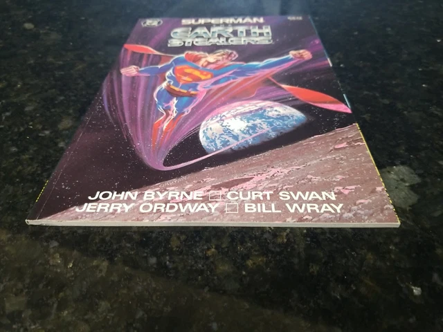 Jerry Ordway Cover DC Comics  1988 Superman The Earth Stealers John Byrne 3