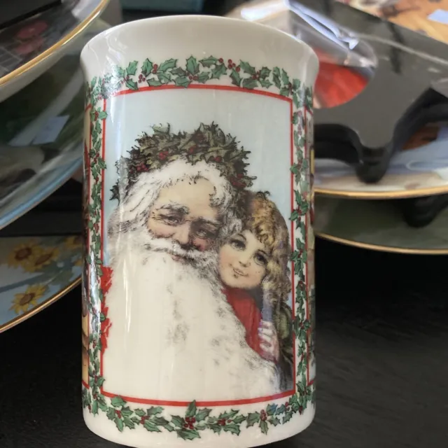 Dunoon Stoneware Mug “Merry Christmas, Adapted From Original Victorian prints”