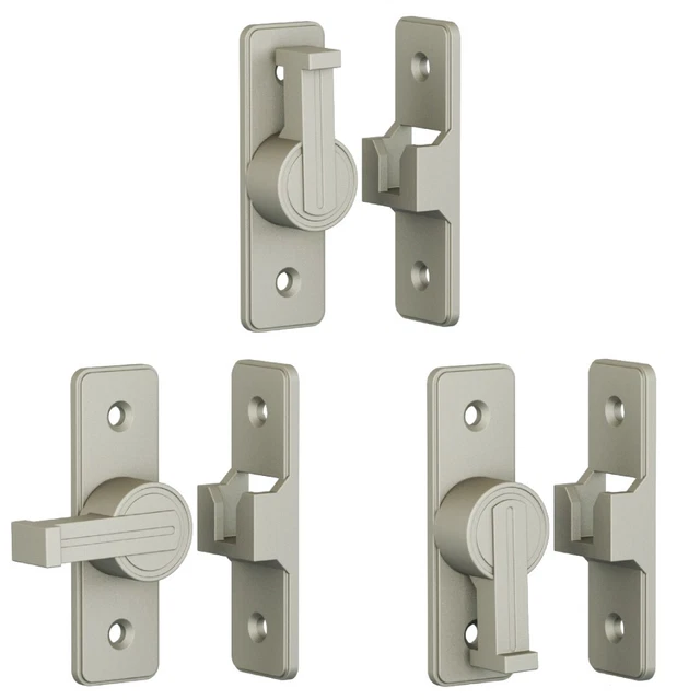 Barn Door Lock Latch – 90-Degree Barn Door Latch - Slide Lock Sliding Door Lock 2