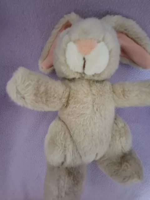 1988 Vintage APPLAUSE Touch of Spring Toby #20544 Plush Beige Bunny Rabbit