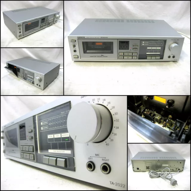 ONKYO TA-2022 Computer Control System Stereo Cassette Deck (Made in Japan)