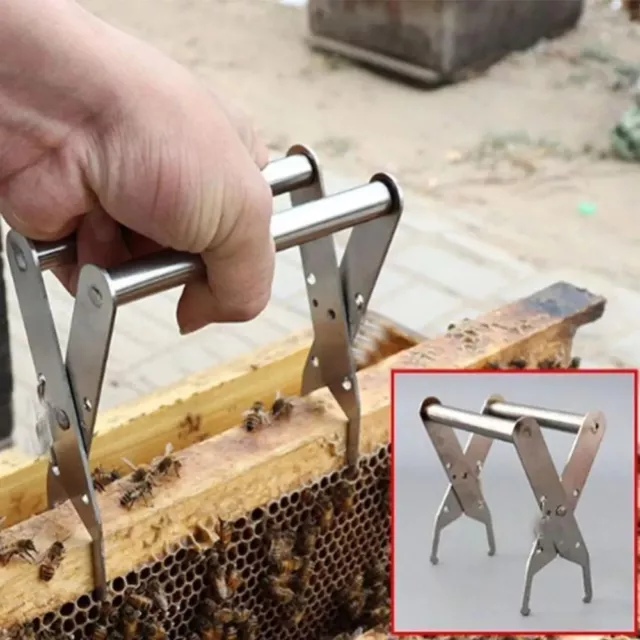 Stainless Steel Capture Frame Grip Durable Bee Hive Frame Clip  Beekeeper