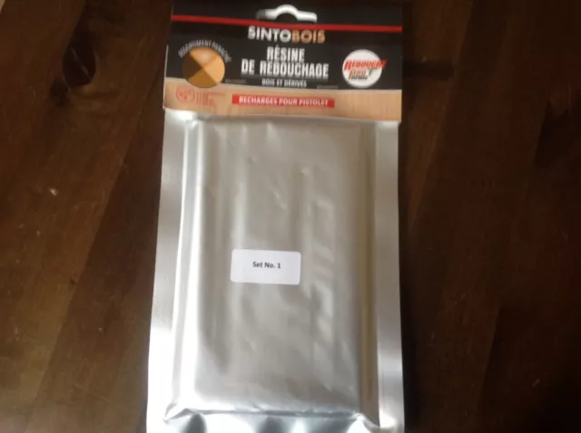 Sintobois Sinto Résine de rebouchage thermoplastique 4 couleurs