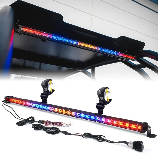 32" UTV Chase Lights Bar Can-Am Maverick Sport X DPS SXS 1.75"-2" rollbar 2023